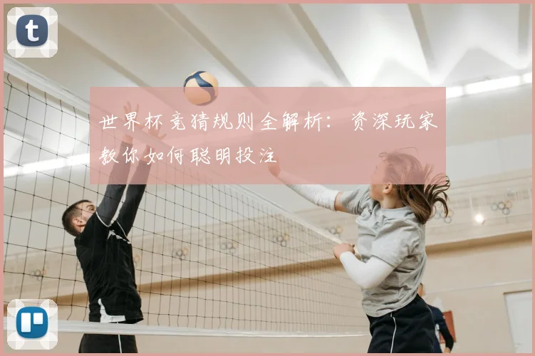 世界杯竞猜规则全解析:资深玩家教你如何聪明投注